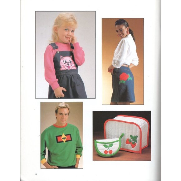 Applique The Kwik Sew Way Kerstin Martensson & UNCUT Master Sewing Patterns 1988 - Picture 6 of 10